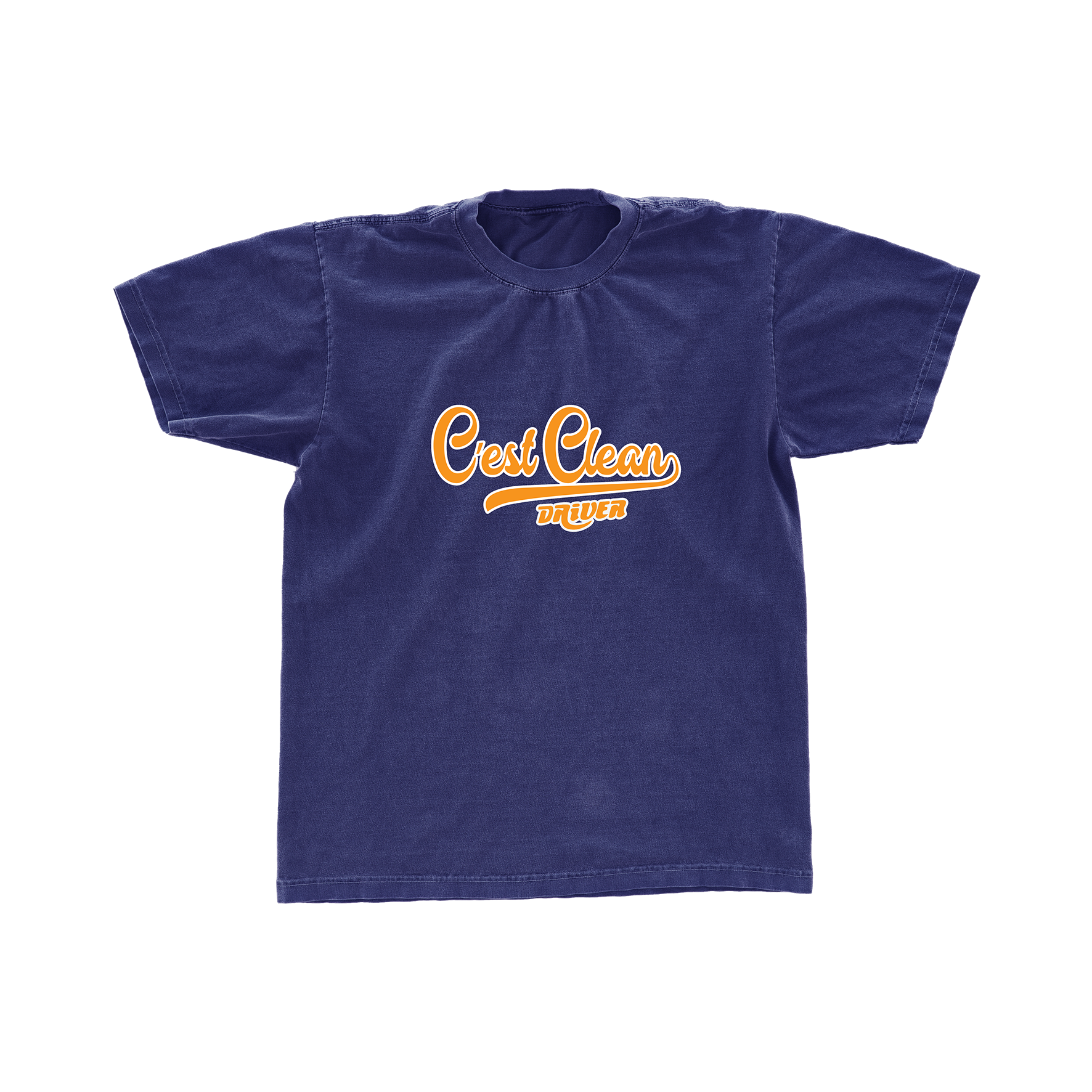 T-SHIRT "C'EST CLEAN" NAVY