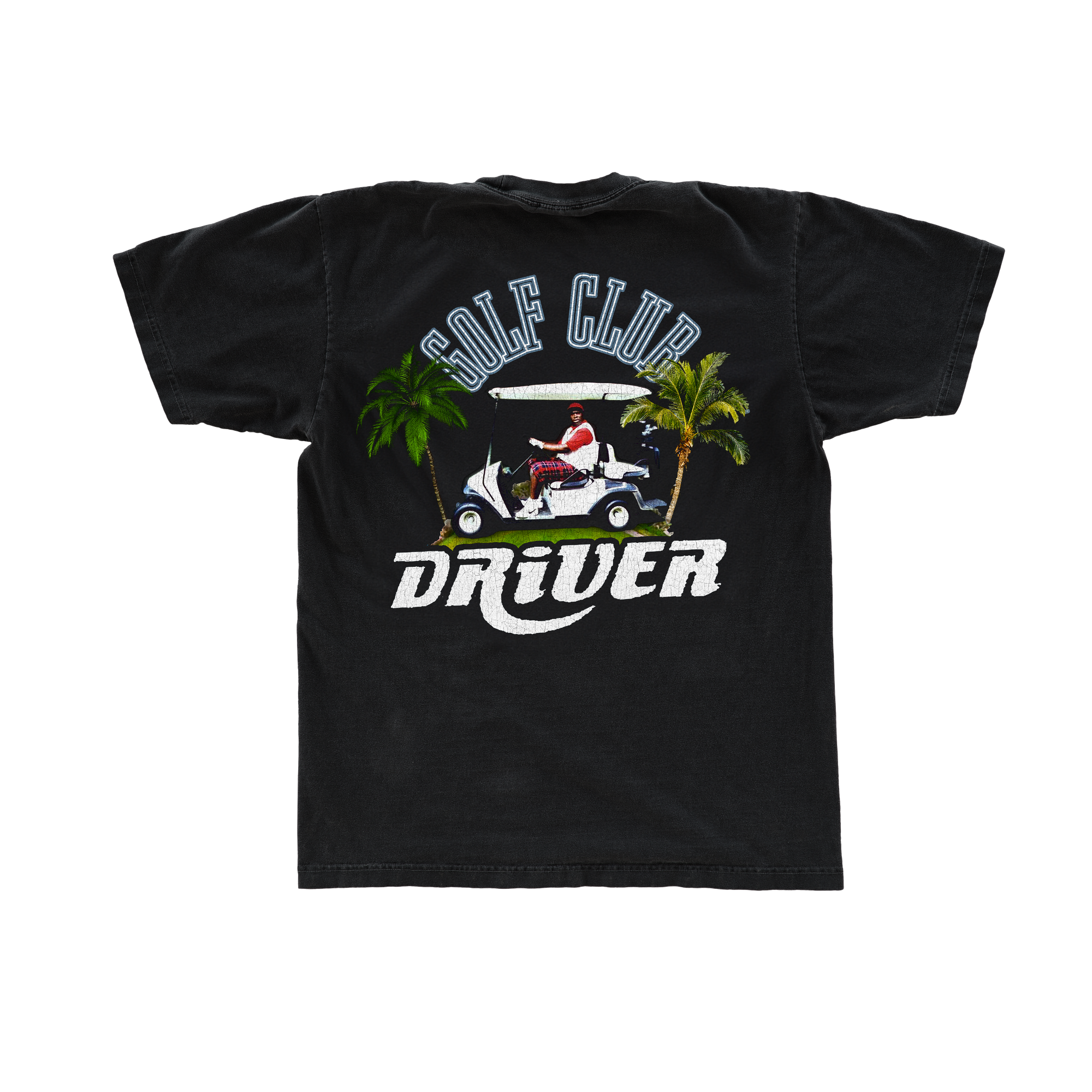 T SHIRT "GOLF CLUB" NOIR